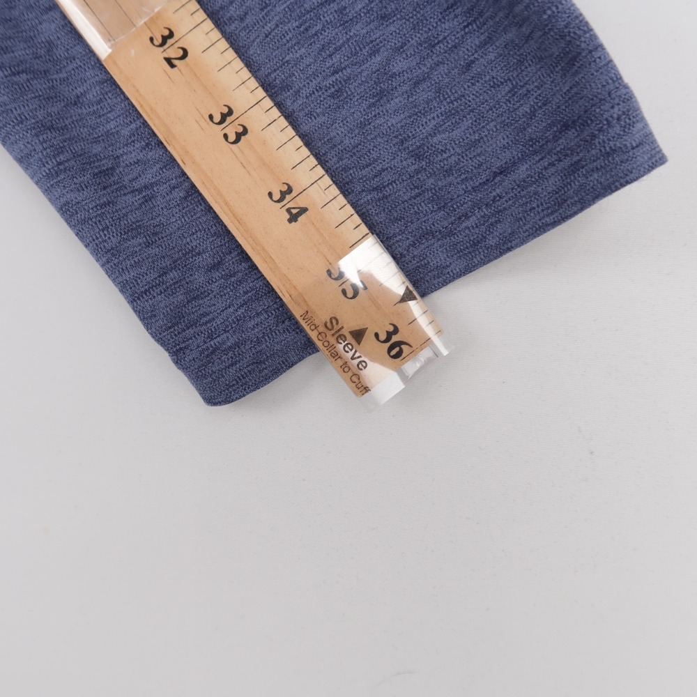 Vineyard Vines On-The-Go Shep Shirt Pullover Mens XXL Blue Heather 1/4 Zip OTG - Picture 5 of 8